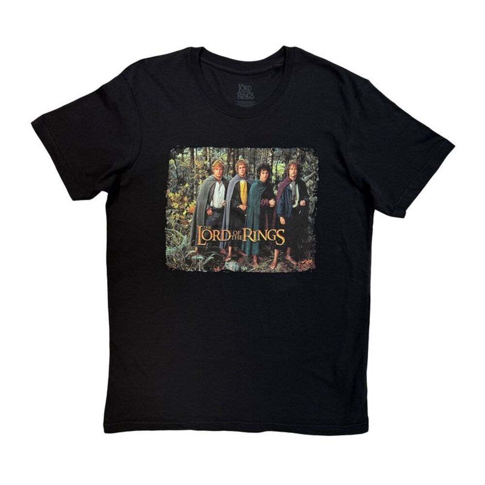 The Lord Of The Rings Unisex Adult The Hobbits Montage T-Shirt / Black